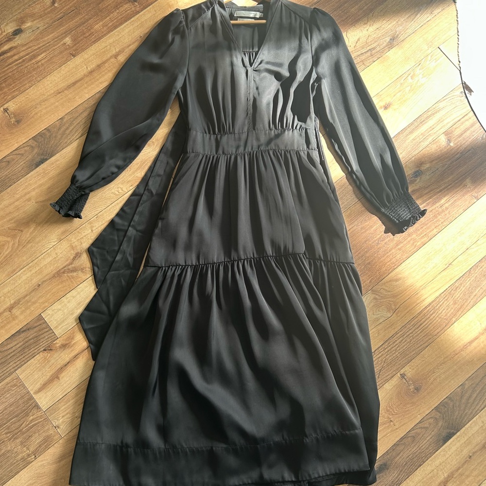 Simons Black Long Sleeve Dress